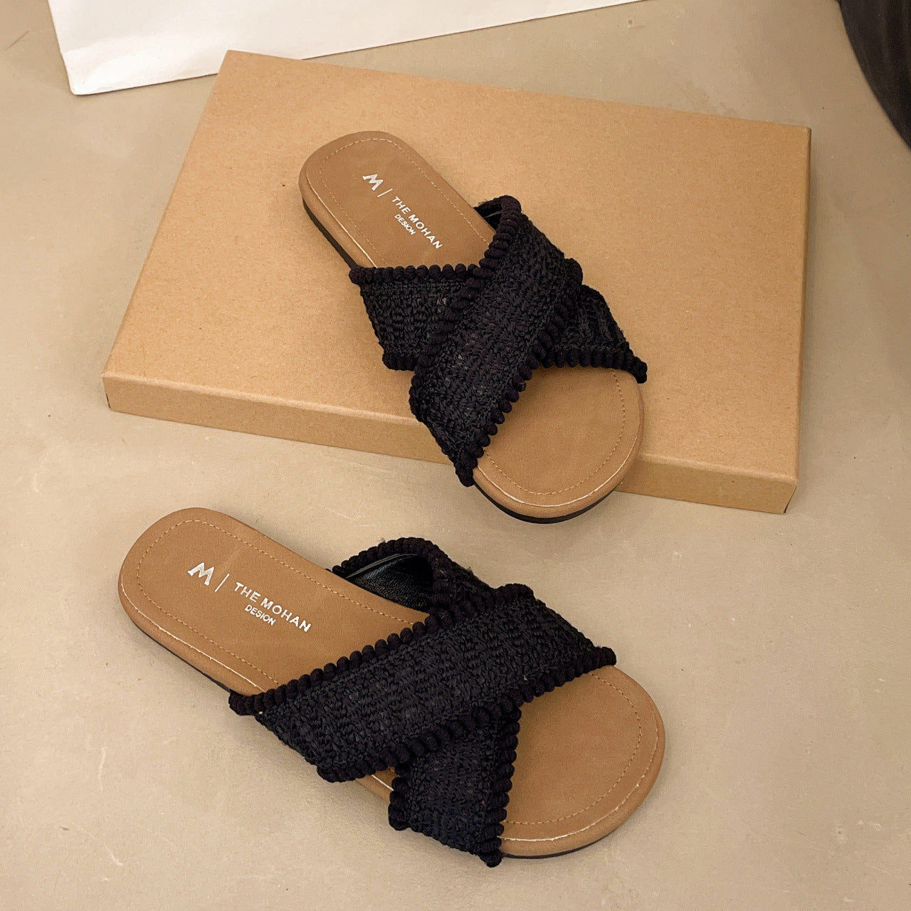 2026 New Style Versatile Hand-woven Cross-over Sandals for Women, Summer