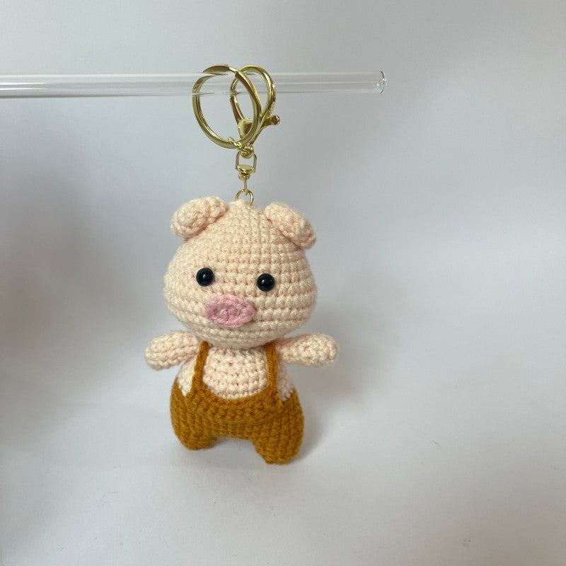 Chinese Zodiac Hand-knitted Wool Animal Keychain