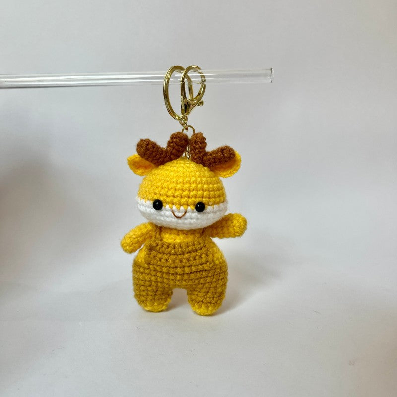 Chinese Zodiac Hand-knitted Wool Animal Keychain