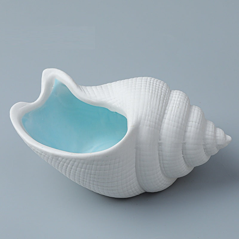 Conch ceramic ornamentjewelry trayhome decoration