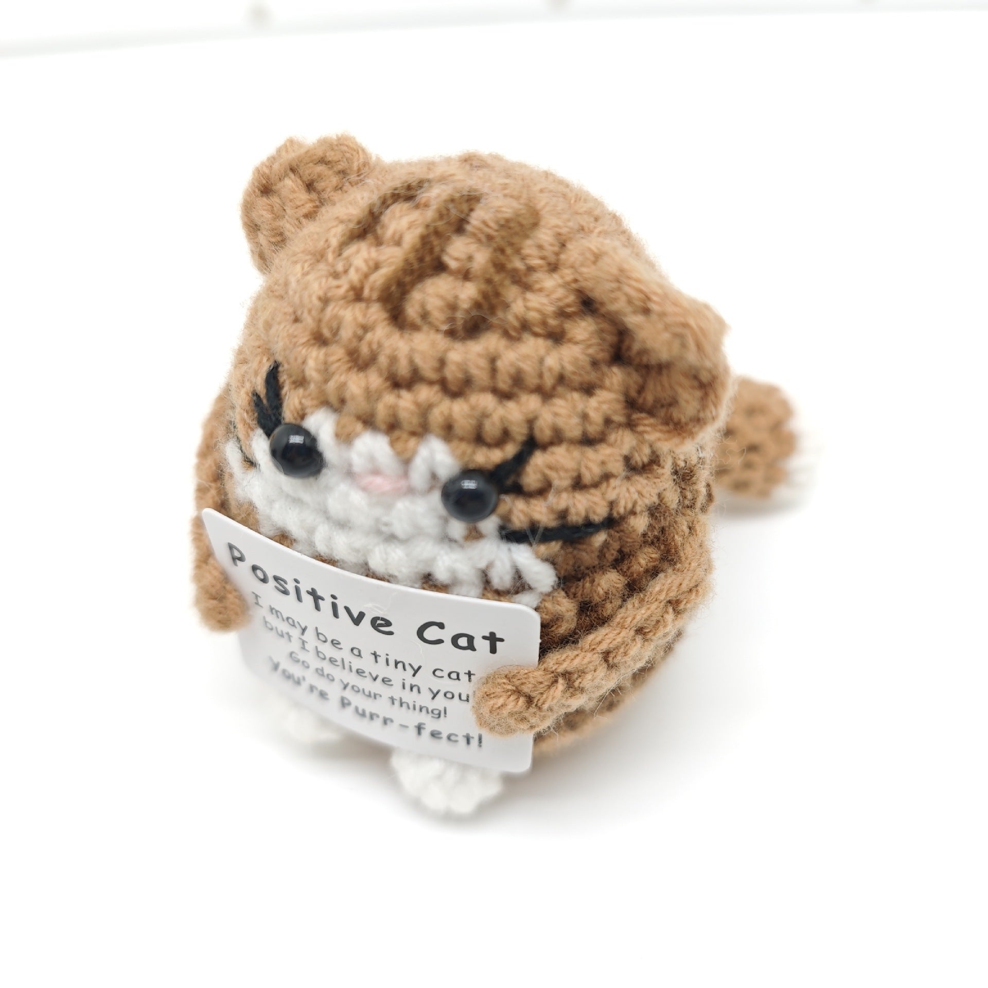 New Cute Kitten Energy Hand-woven Doll Ornament
