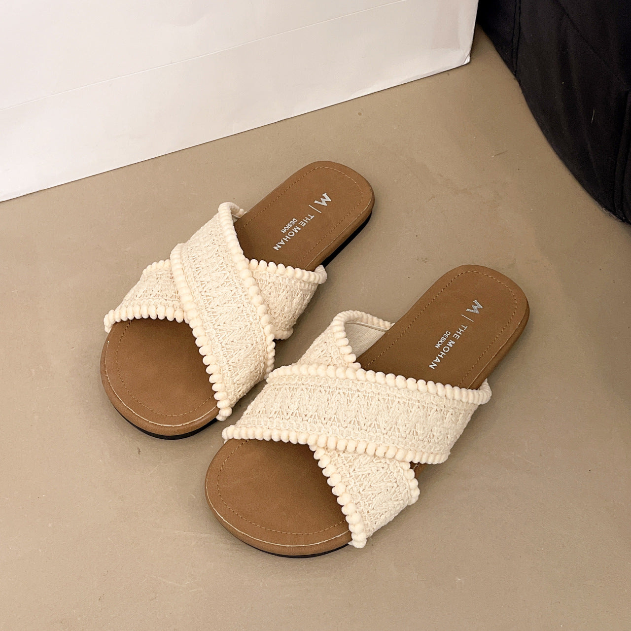 2026 New Style Versatile Hand-woven Cross-over Sandals for Women, Summer