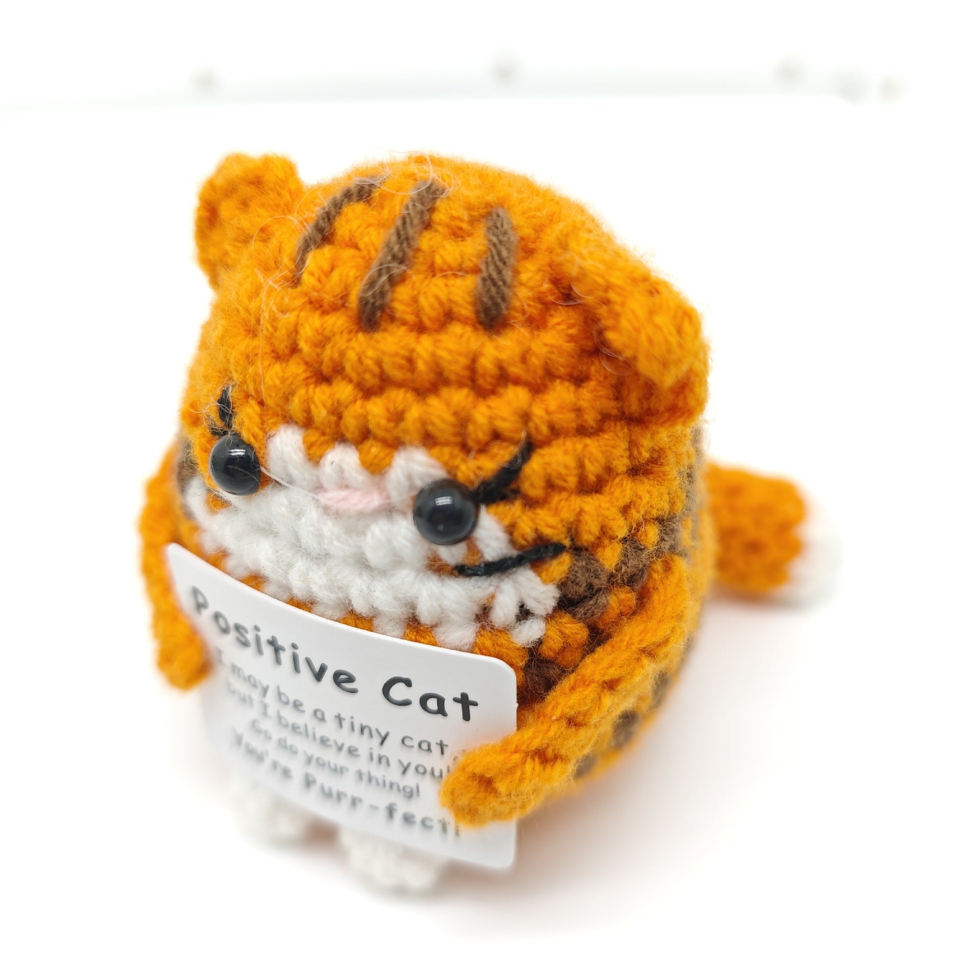 New Cute Kitten Energy Hand-woven Doll Ornament