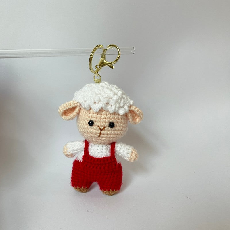 Chinese Zodiac Hand-knitted Wool Animal Keychain