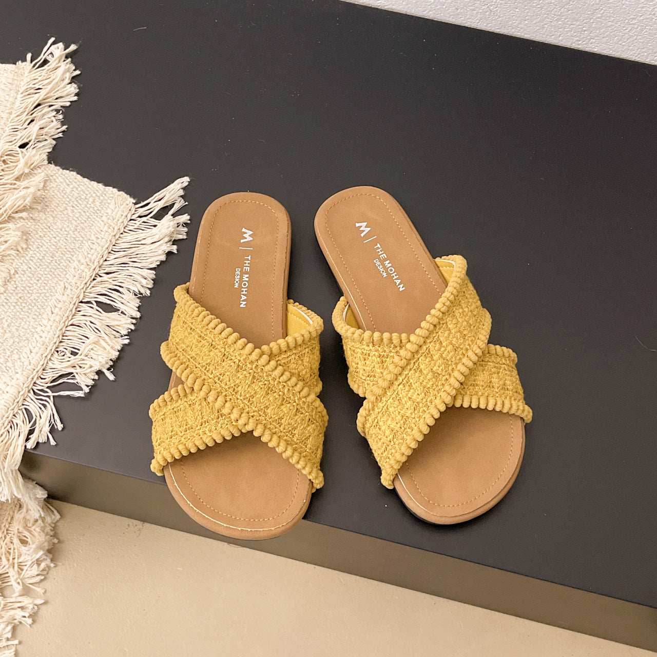 2026 New Style Versatile Hand-woven Cross-over Sandals for Women, Summer
