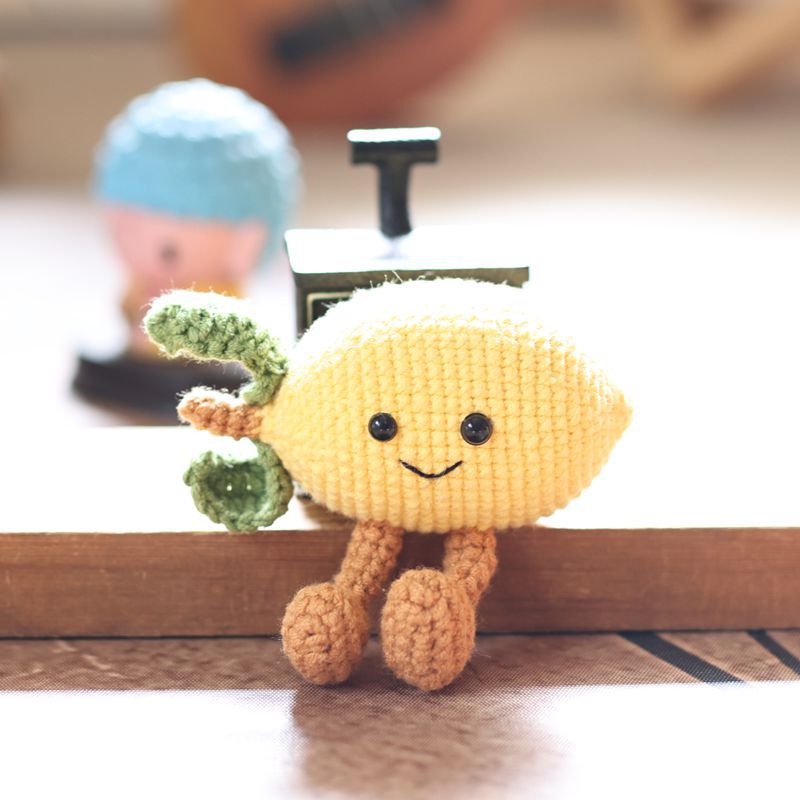 Hand-knitted woolen doll pendant, plush toy, doll, puppy, koala bag charm