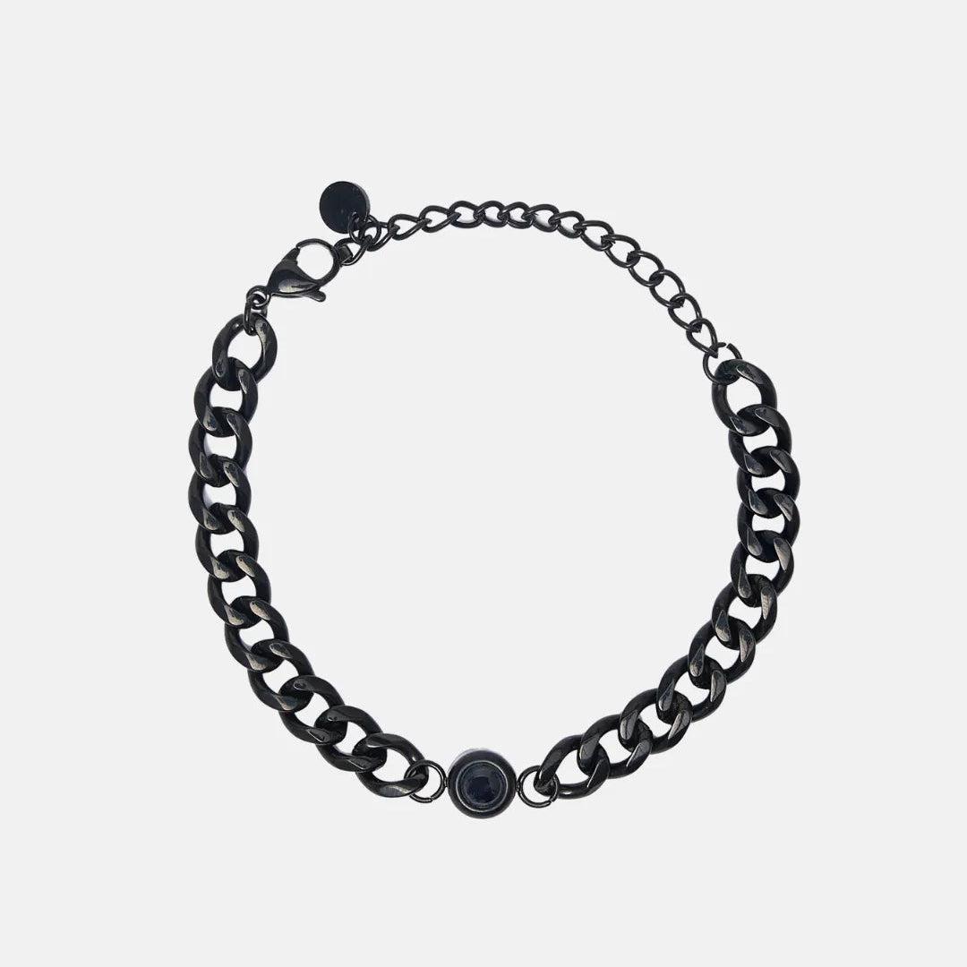 Pulseira Selene-Customized Father's Day Picture Bracelet