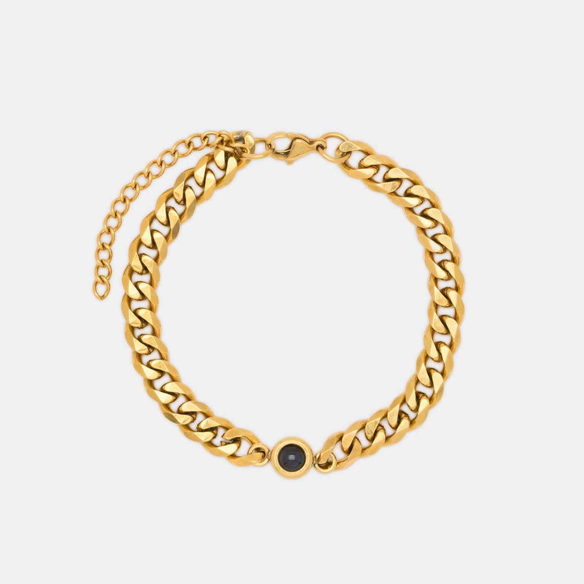 Pulseira Selene-Customized Father's Day Picture Bracelet