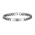 Custom stainless steel nameplate bracelet