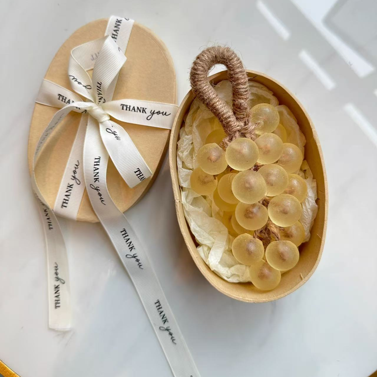 Handmade grape-shaped soap 🍇 / Comes with a beautiful gift box