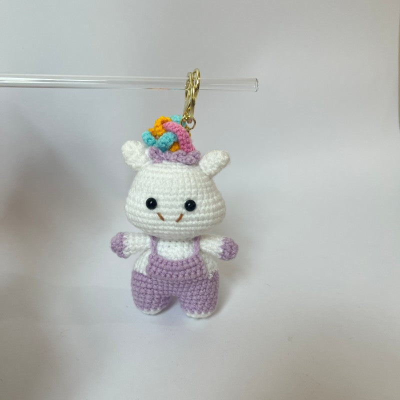 Chinese Zodiac Hand-knitted Wool Animal Keychain
