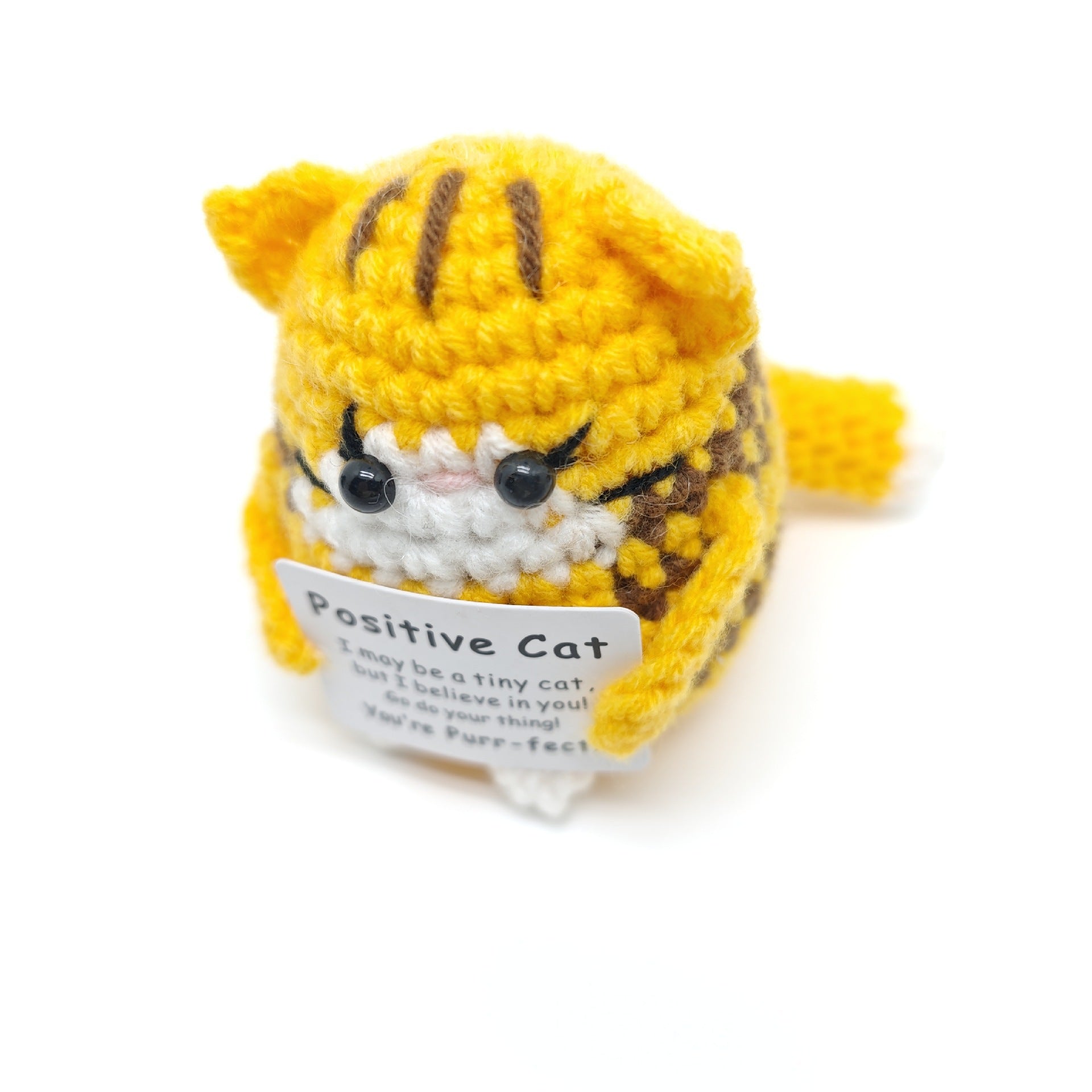New Cute Kitten Energy Hand-woven Doll Ornament